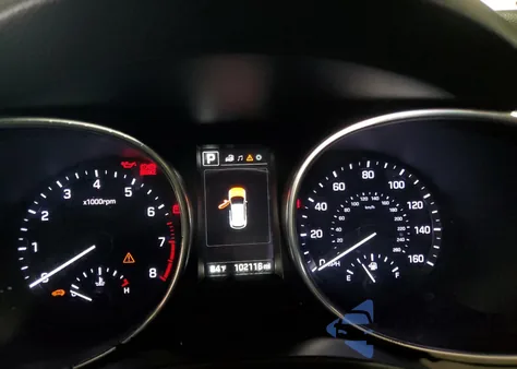 2018 Hyundai Santa Fe Sport из США, поврежденный, VIN 5XYZU3LB0JG537134